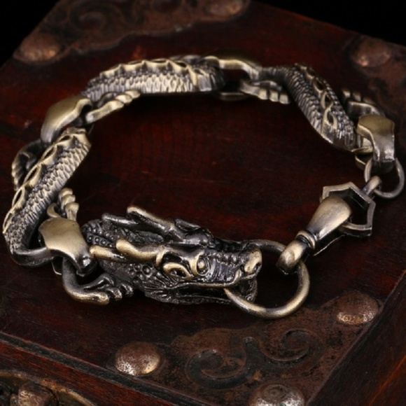 Other - Gun Color Dragon Punk Style Bracelet